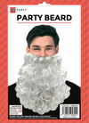 Beard - White curly long